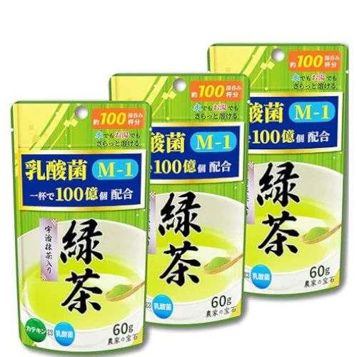 農家の宝石【粉末ミネラル麦茶 乳酸菌入り】60g ×4パック