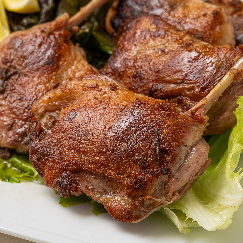 チキンコンフィ 骨付き モモ肉 1kg 2pc 2kg 鶏肉 メガ盛り グルメ ダックオイル BBQ 定期購入 父の日 誕生日 クリスマス 大容量 真空パック 極うま