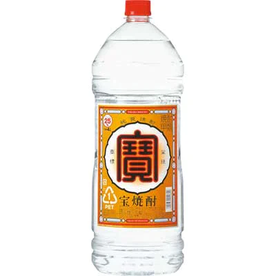 宝酒造 宝焼酎 25度 4000ml 4L 1本【ご注文は1ケース(4本)まで同梱可能】