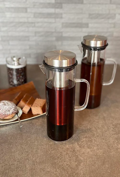 コールドブリューコーヒーボトル コーヒードリッパー 耐熱ガラス 水出しコーヒー 水出し緑茶 麦茶 コールドブリュー おしゃれ シンプル おうち時間