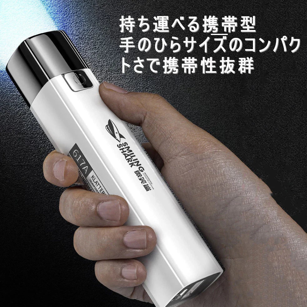 ブラックled 懐中電灯 小型 軍用 超高輝度  ledライト USB充電式 18650リチウム ハンディライト ミニ 軽量 明るい SOS点滅 防水 防災 地震 停電対策 携帯に充電が可能ですw132B(ブラック)