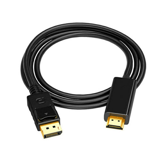 Displayport to HDMI 変換 ケーブル 1.8m dp hdmi 4K アダプタ オス DP HDMI ケーブルディスプレイポート ケーブル アダプター PC モニター ディスプレー接続