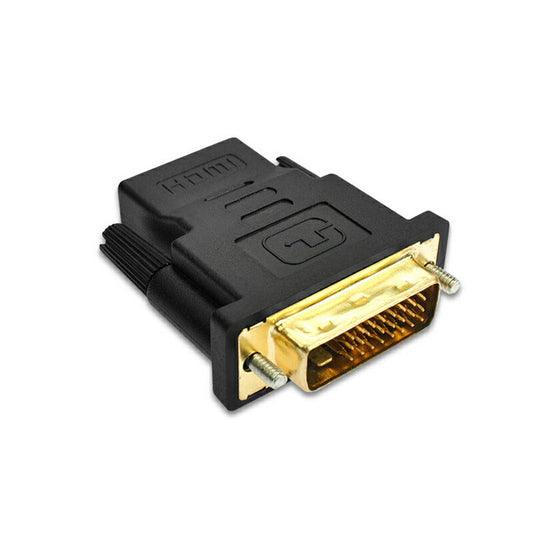 dvi hdmi 変換 HDMIコネクタ DVIオスtoHDMIメス V1.4 1080P 24+1 標準HDMIインターフェース 変換アダプター パソコン モニター 単方向映像転送