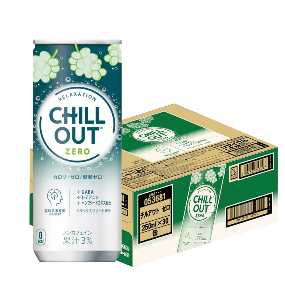 CHILLOUT(チルアウト) リラクゼーションドリンク ゼログラビティ 250ml×1ケース/30本