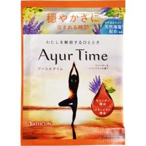 【まとめ買い】アーユルタイム ラベンダー&イランイランの香り 40g 容量40G×6点セット バスクリン 入浴剤