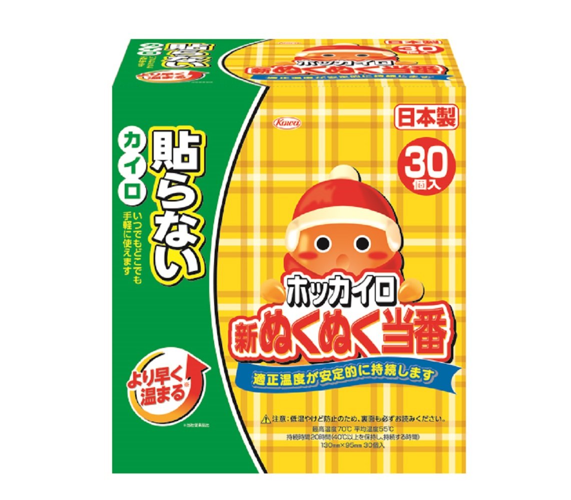 【まとめ買い】新ぬくぬく当番貼らないレギュラー30個 容量30個×8点セット 興和 カイロ