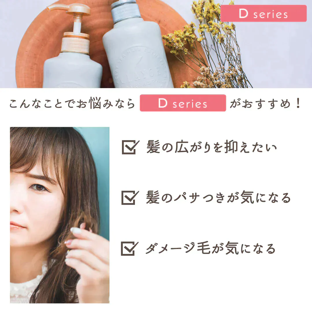 【アウトレット】 CLAYGE DN シャンプー & トリートメント各500ml