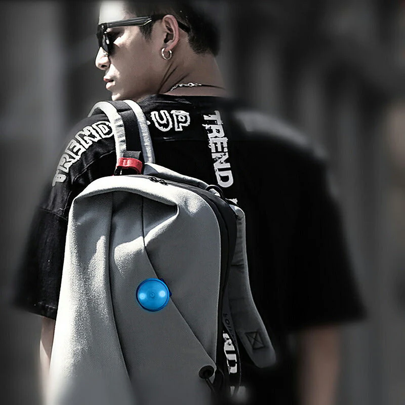 LEDライト 防犯 防災 ヘッドライト 充電式 防水 IPX4 釣り 登山 自転車 バイク ジョギング 犬の散歩 / マルチ丸型LED まるまるライト君
