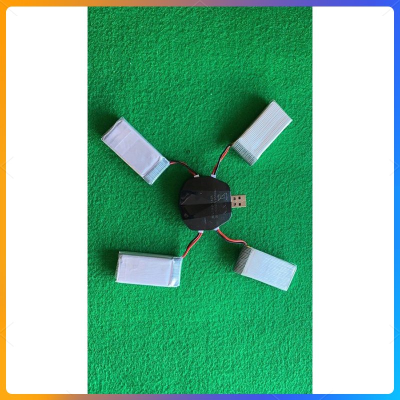 ドローン バッテリー充電器 4in1 TsMobile Ky601s 3.7V アダプタ 単品販売