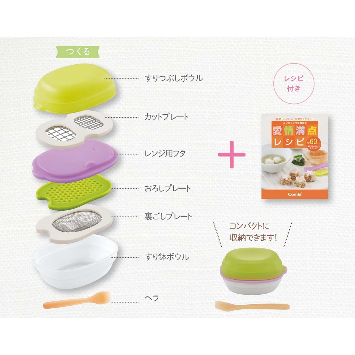 ベビーレーベル 離乳食ナビゲート調理セット