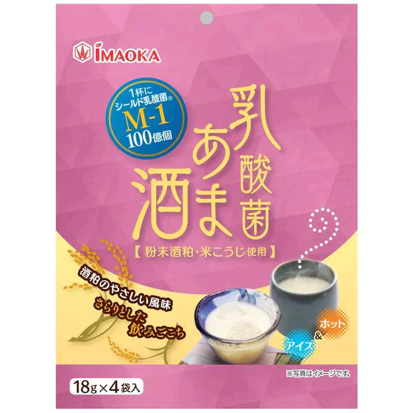 【メール便送料無料】今岡製菓 乳酸菌あま酒 1パック(18g×4袋入)×3パック【カウシェ祭】