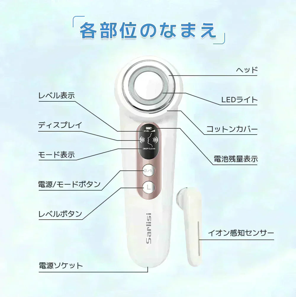 Sarlisi 温熱美顔器 サーリシ 目元 リフトアップ ems 微電流 表情筋ケア ほうれい線 顔 イオン導入 イオン導出 美顔 小顔 マッサージ スキンケア 目の下 フェイス 化粧水 多機能 led 引き締め ホーム エステ 肌荒れ しわ ギフト プレゼント