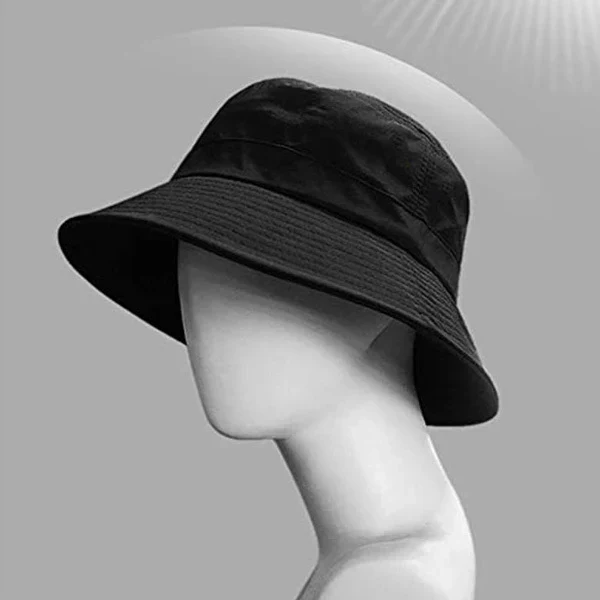 男女共用 ブラック ベージュ サイズ:XL(60cm以上)バケットハット大きいサイズ ビッグ 特大 帽子メンズ リバーシブル無地