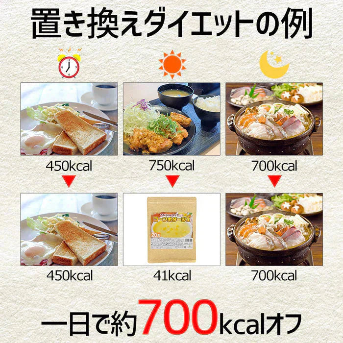 【高タンパク&低糖質】ダイエット コーンスープ 約20食分 コーンポタージュ おからパウダー配合 ダイエットスープ 置き換えダイエット 満腹感 ポタージュ スープ インスタントスープ 即席スープ 粉末スープ コンポタ コーンクリーム 送料無料