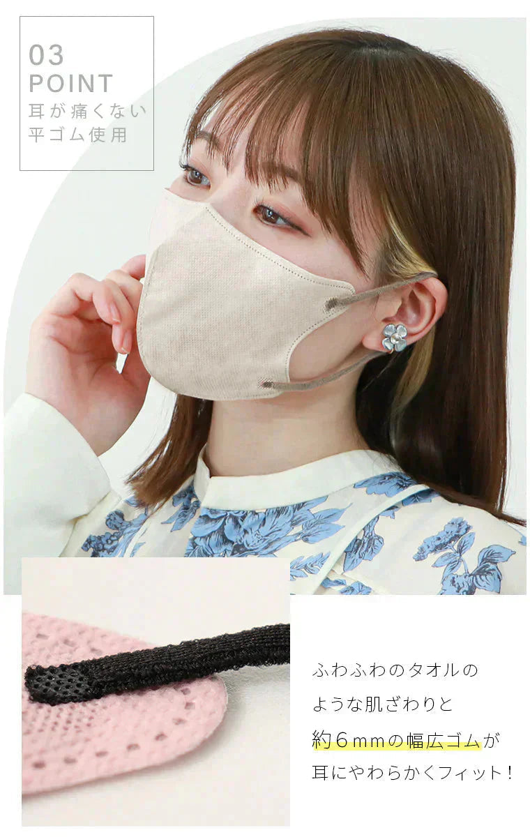 【FREEサイズ】【オールドレース×ブラック】バイカラー 立体マスク バイカラー 両面 同色 立体 不織布 カラー 血色 3Dマスク 3D マスク 2D 2Dマスク 美人 小顔 使い捨て カラーマスク 美 シルエット ジュエルフラップマスク 3Dデイリースタイル Jewel Flap Mask 公式 WEIMALL bwm3d5【カウシェファーム収穫対象商品】
