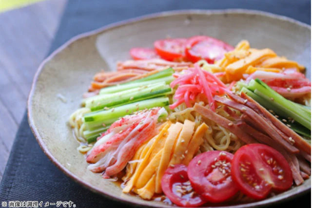 冷やし中華  胡麻だれ2人前 冷麺 冷し中華ゴマダレ 本場九州 お試しセット ご当地 メール便 保存食 非常食 まとめ買い お取り寄せ
