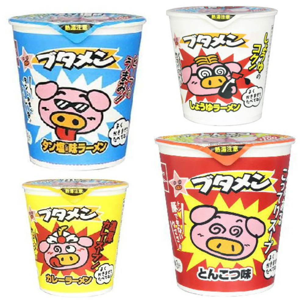 30個セット スナック感覚のカップ麺 おやつカンパニー ブタメン