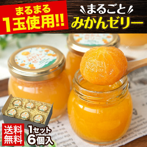 まるごと みかんゼリー フルーツギフト 熊本 小玉みかん 使用 ミカンゼリー 送料無料 果物 スイーツ セット おしゃれ かわいい《7-14営業日以内に発送予定(土日祝日除く)》