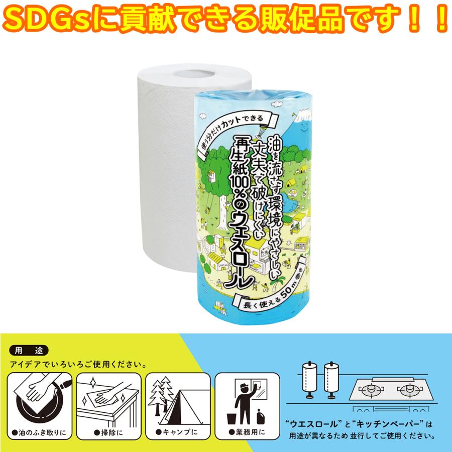 ウエスロール 210mm幅×50M 50個 SDGs関連商品
