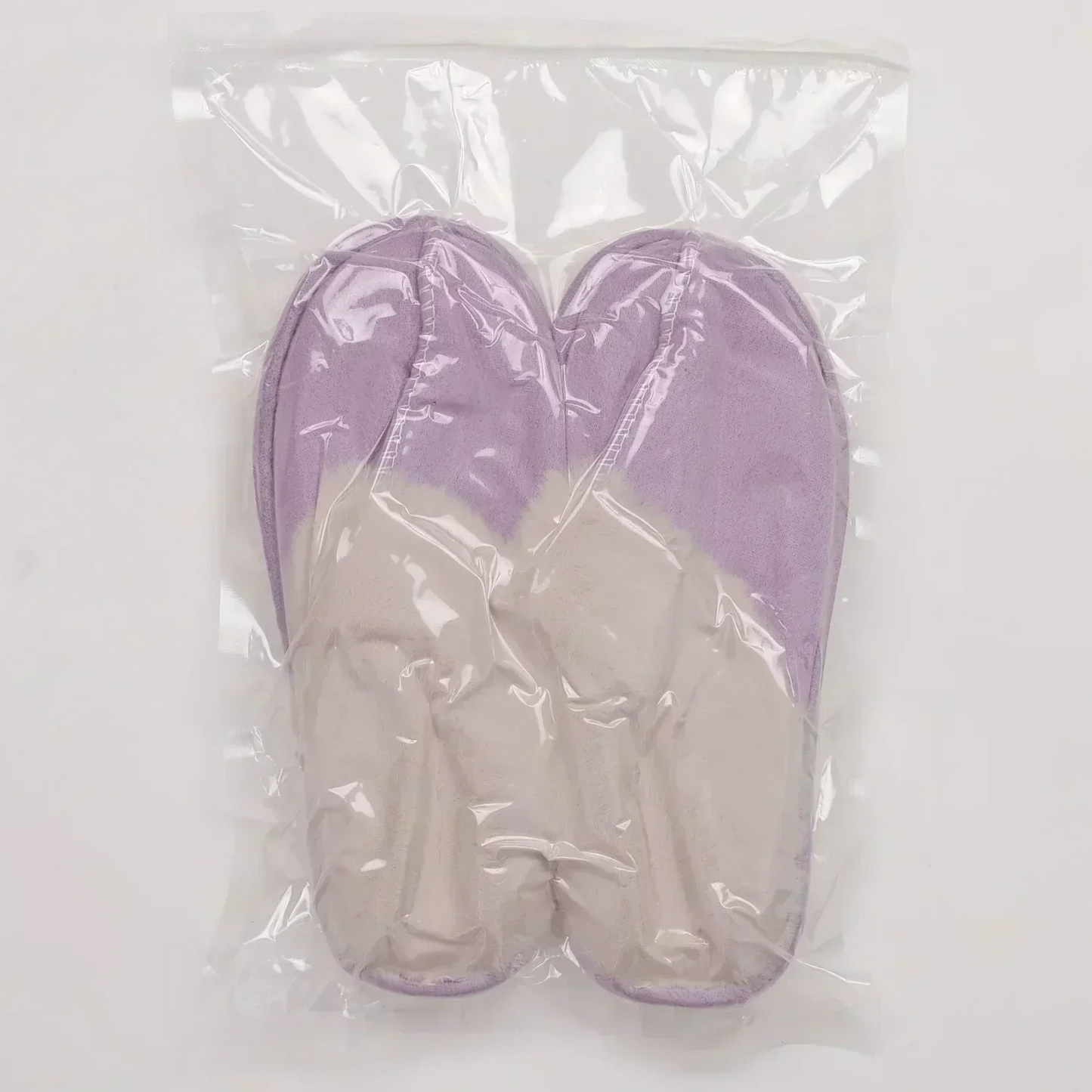 【パープル/L/圧縮梱包】ルームシューズ スリッパ ムートン 風 厚底 カップル メンズ レディース 来客用 もこもこ 暖かい かわいい おしゃれ ファー 冷え防止 屋内 寒さ対策 秋冬 冬用 フェイクファー 室内履き 新生活 プレゼント