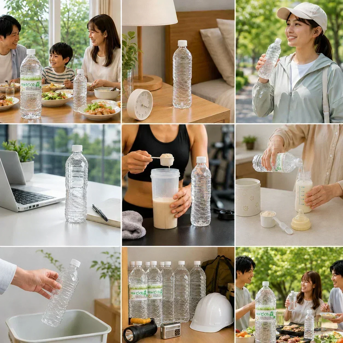 【6営業日以内出荷】(ラベルレス)【1ケース】 ピュアの森 天然水 500ml 24本【ご新規さん限定商品】