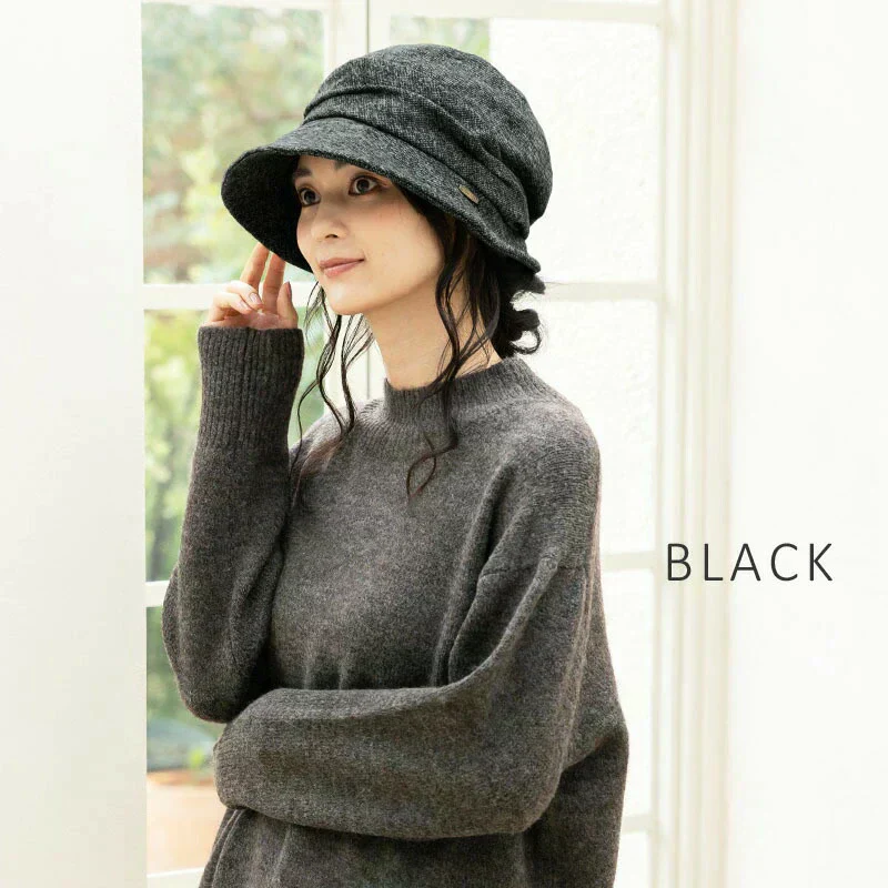 【BIG61-63cm-ブラック】【商品名:ミラクルキャスダウンHAT】