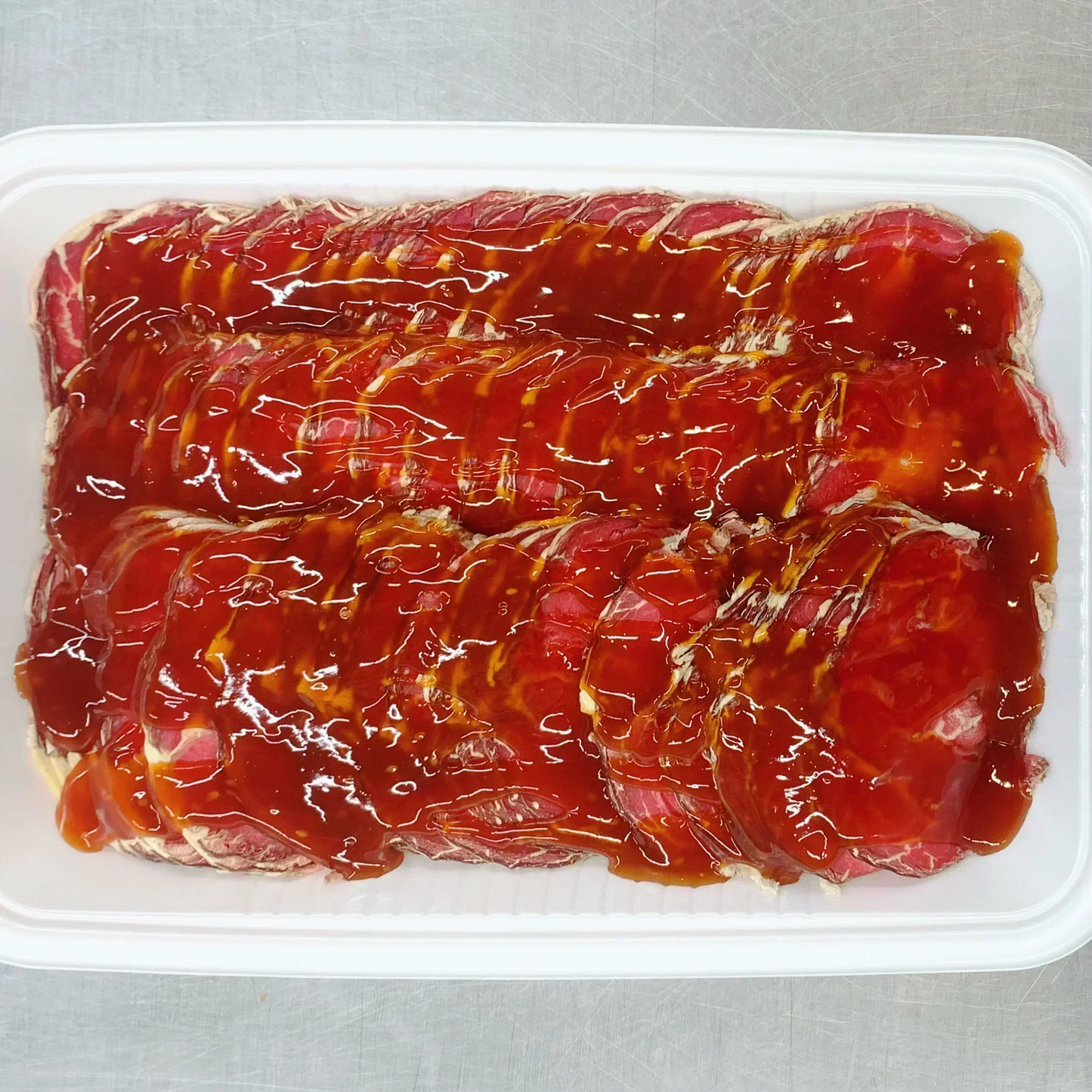 タレ漬け牛ロース1kg(国内製造)