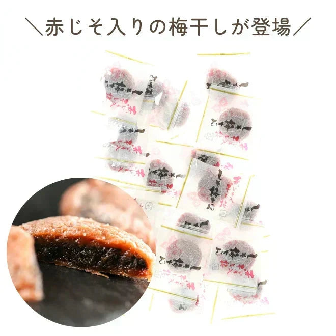 【種なし】梅干し 個包装 赤しそ入り 塩分補給 90g /しそ梅ちゃん うめぼし 干し梅 梅菓子 お菓子 おやつ おかし 梅 梅干 持ち運び お茶うけ お茶 非常食 子供 大人 熱中症対策 種無し干し梅