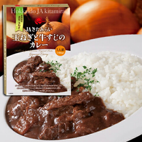北海道名産品 ご当地カレー 玉ねぎと牛すじのカレー 4食入 【お届け不可地域:沖縄・離島】