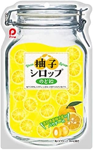 【3人シェア買いでお得】【 送料無料 】 パイン 柚子シロップのど飴 80g×4個セット