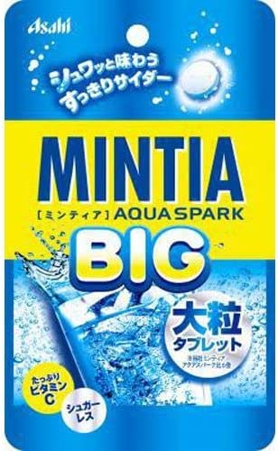 【送料無料】アサヒグループ食品 ミンティア アクアスパークBIG 20g×8袋