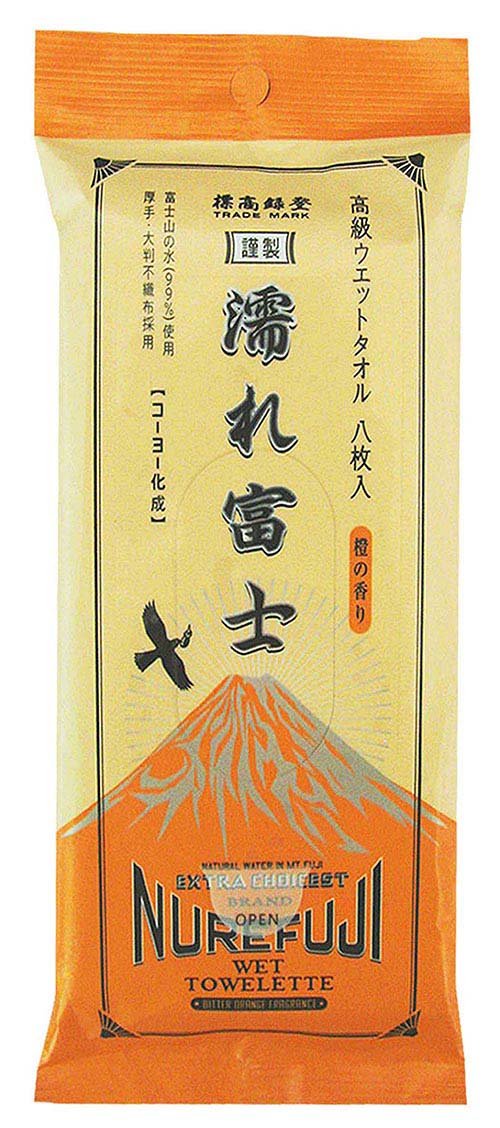 【5種セット】 高級ウエットティッシュ 濡れ富士 ~香る5種~