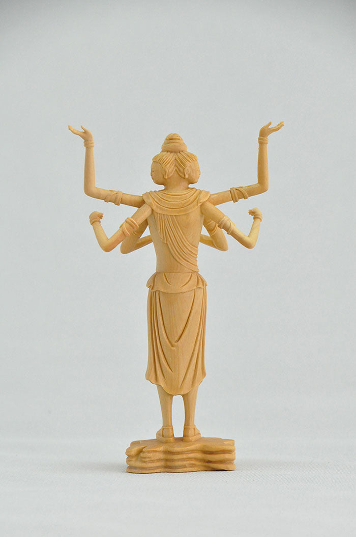 柘植 阿修羅像 10cm