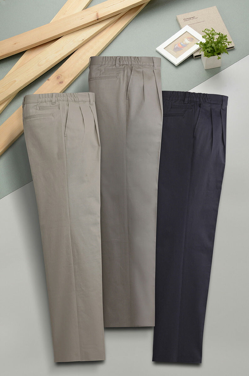 【Sサイズ 股下65cm】チノパン メンズ ストレッチ ストレート 3枚セット 40代 50代 60代 70代 男性 プレゼント ギフト