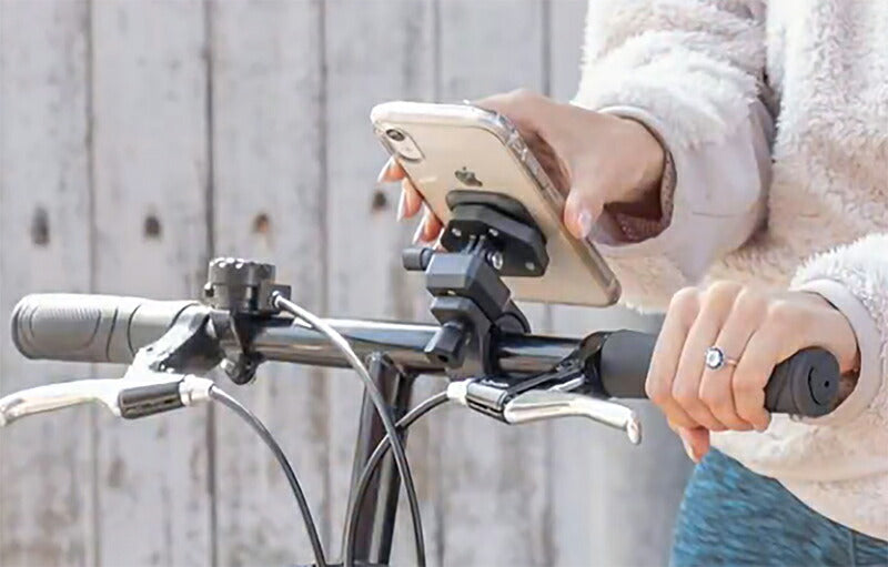 自転車 バイク スマホホルダー スタンド 固定 スマートフォン ウーバーイーツ ママチャリ 原付 マウンテンバイク