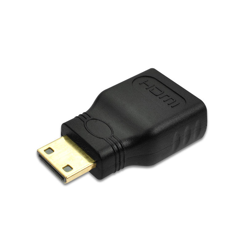 mini HDMItoHDMI 変換アダプタ ミニHDMIオス⇔標準HDMIメス コネクター V1.4 1080P HD画質 デジタルカメラ DV と テレビ モニター 接続