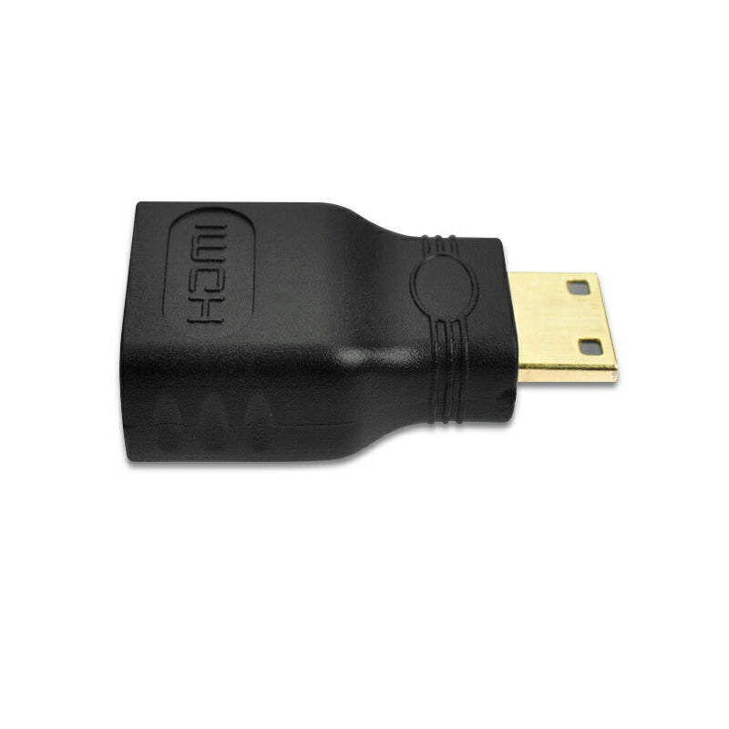 mini HDMItoHDMI 変換アダプタ ミニHDMIオス⇔標準HDMIメス コネクター V1.4 1080P HD画質 デジタルカメラ DV と テレビ モニター 接続