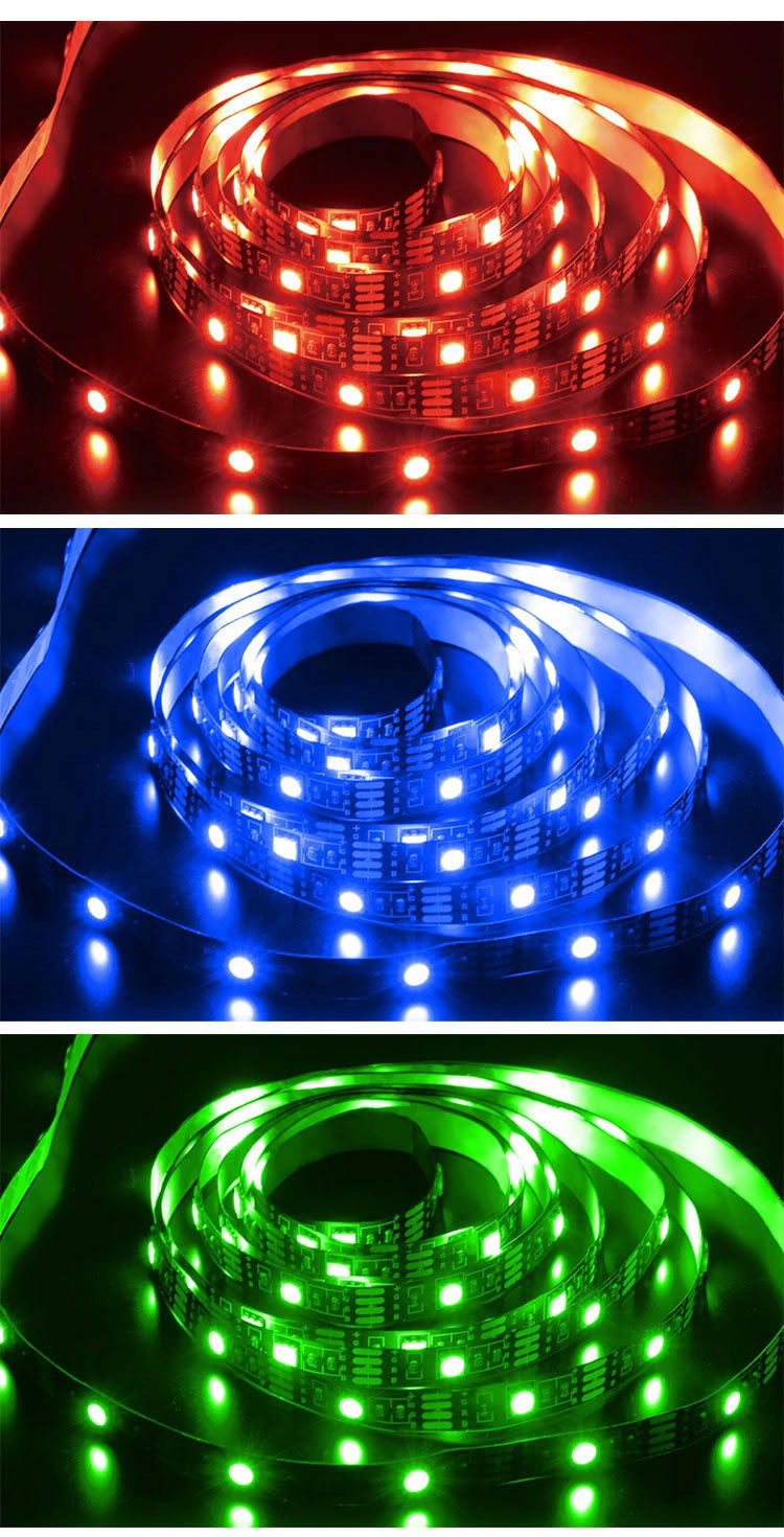 LEDイルミネーションテープライト 5.0m S03LT-009BK テープ ライト 高輝度 パーティー 誕生日 飾り ライト リモコン 調光 調色可能 取付簡単 切断可能 テレビ裏 おしゃれ 間接照明 ライトアップ DIY【送料無料】