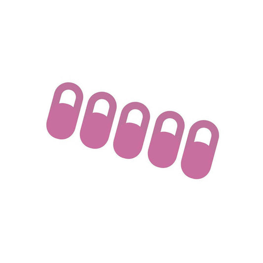 覗き防止レンズカバー ピンク 同色5枚セット 盗撮防止 カメラ隠し 在宅ワーク テレワーク パソコン PC スマホ タブレット iPad iPhone ウェブカメラカバー