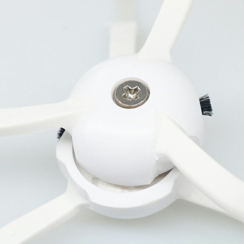 ロボロック Roborock 用 サイドブラシ 2個入 白いブラシ2個セットMaxV /S6 /S6Pure /S5 Max /E4対応 互換品2個セット 非純正品
