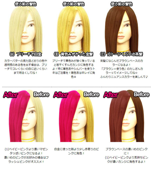 エンシェールズ カラーバター 200g フラッシュピンク ヘアカラー トリートメント ヘアマニキュア ヘアケア クリップジョイント マニキュア インナーカラー ダメージヘア ブリーチヘアー