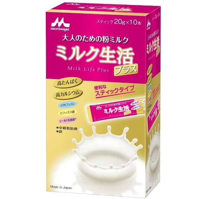 森永乳業 ミルク生活プラススティック 20g*10