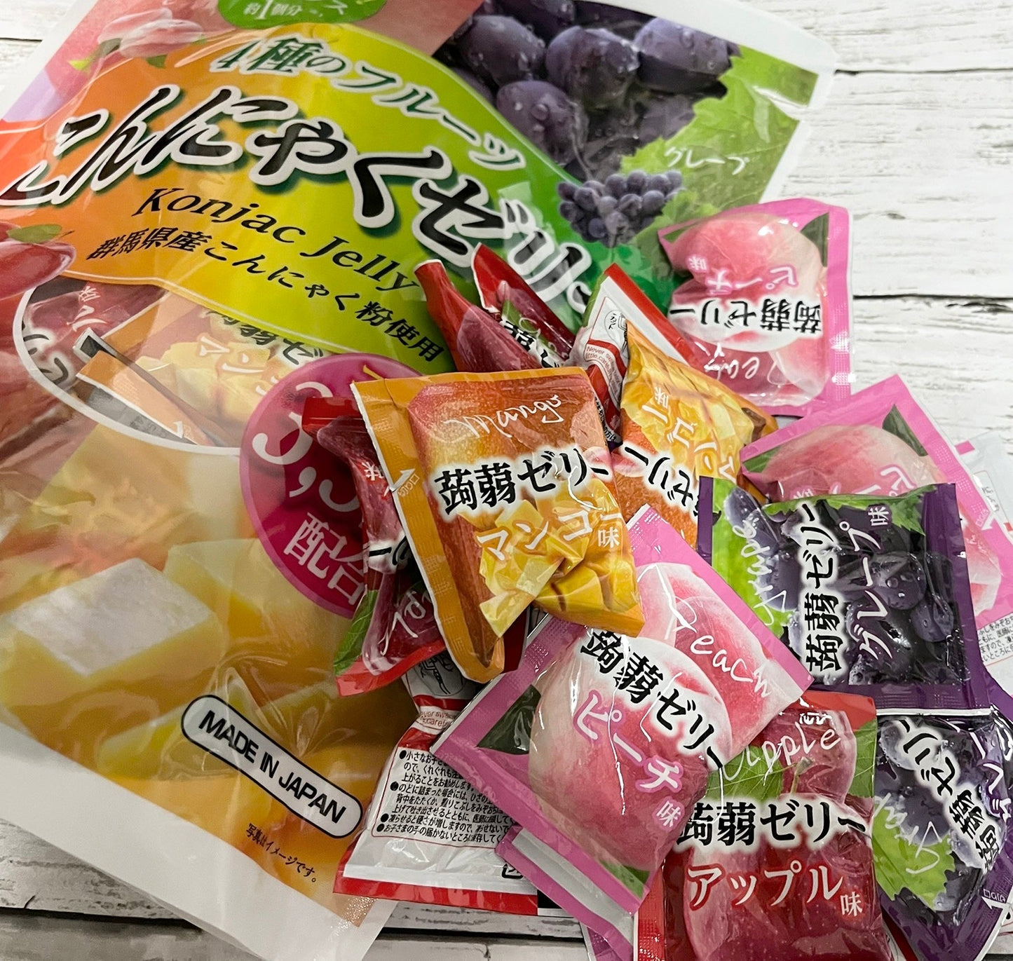 【 30個 】蒟蒻ゼリー こんにゃくゼリー 4種のフルーツ 20gX 30個 30袋 雪国アグリ コストコ 送料無料 クーポン 消化 クーポン