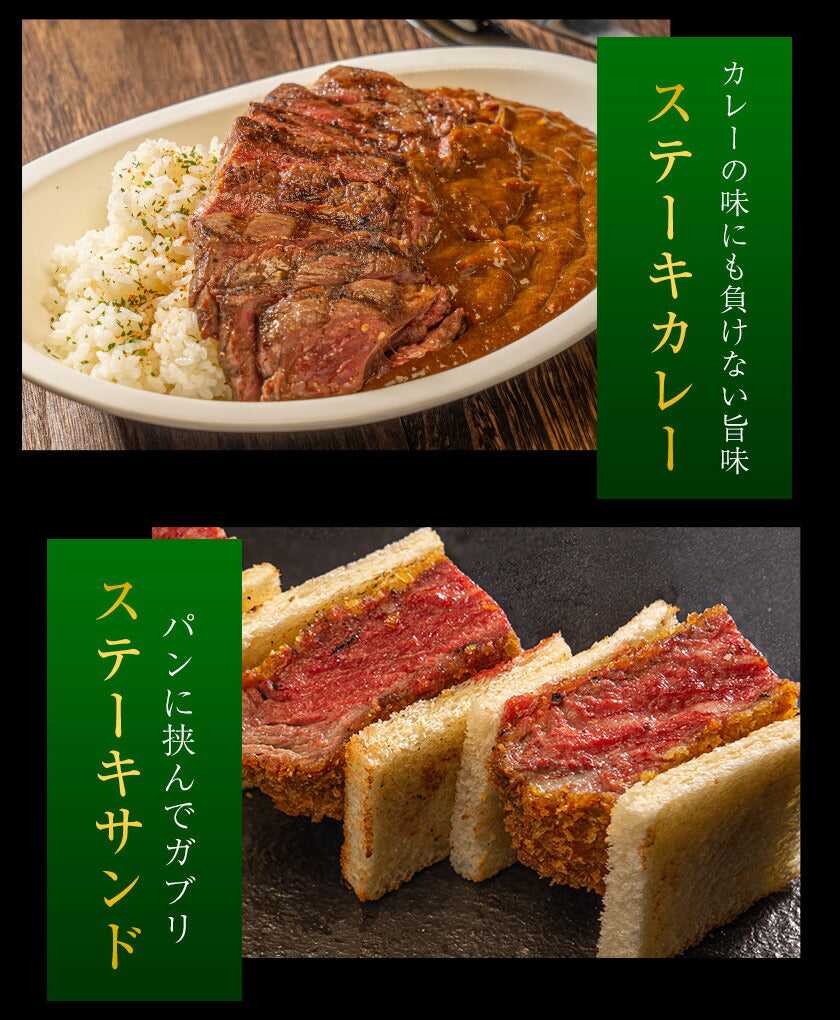 九州産黒毛和牛 厳選ステーキセット ヒレ200g サーロイン300g フードロス 食品ロス 削減支援 送料無料