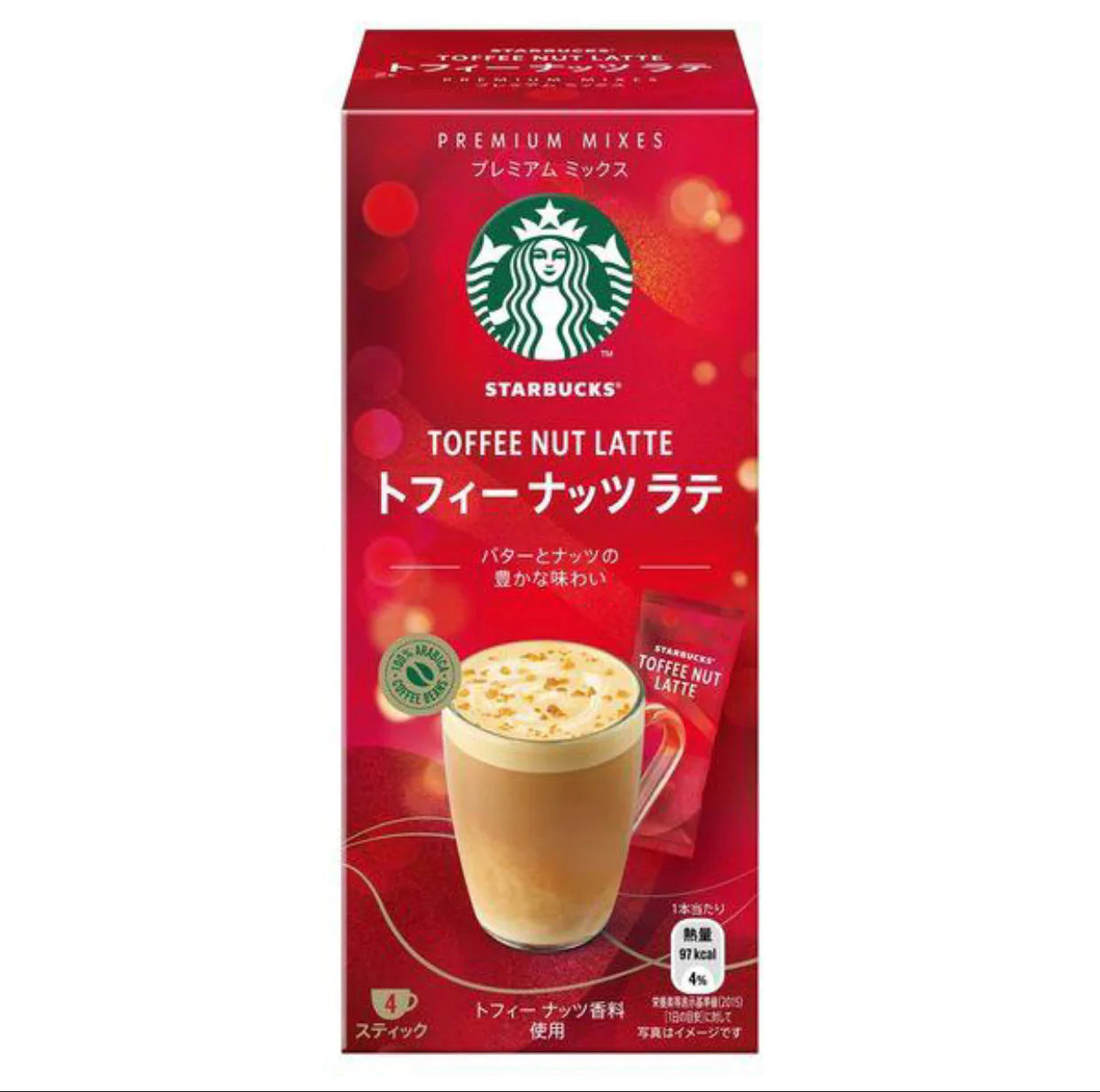 バラ売り 4本 スターバックス プレミアム ミックス トフィーナッツラテ