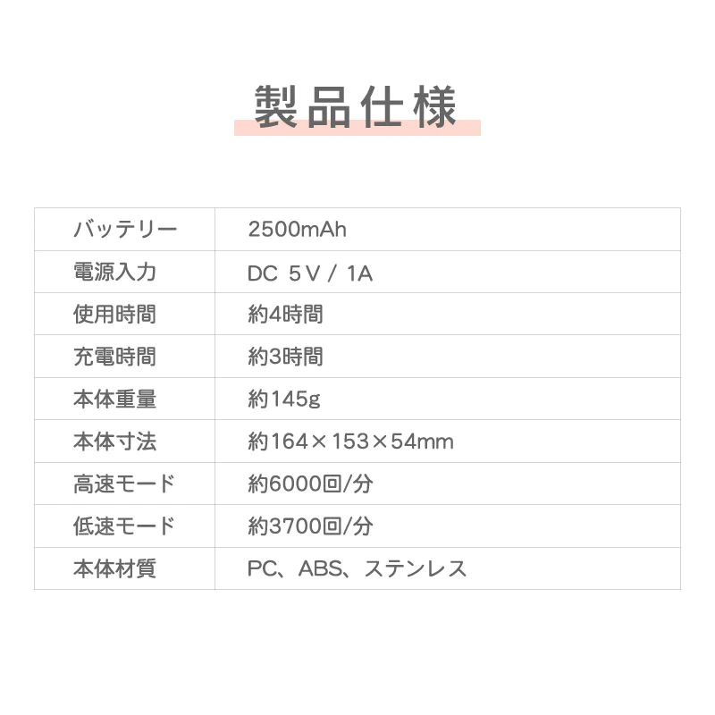 【ピンク】UQLIFE 電動角質リムーバー UQ-FG01 ピンク