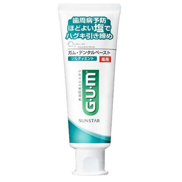 ガム デンタルペースト ソルティミント 150g サンスター GUM 歯磨き粉