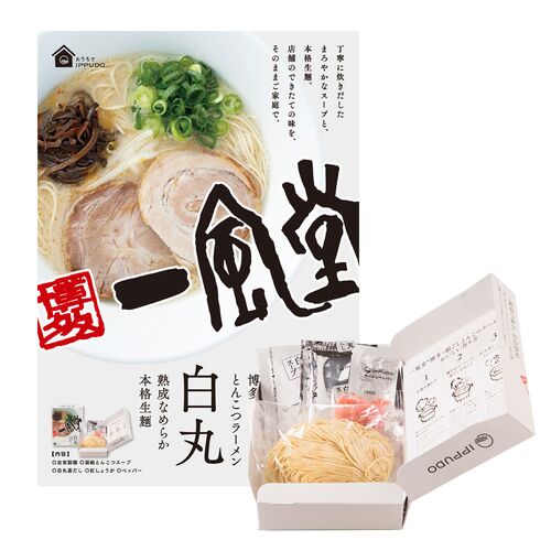 一風堂 ラーメン 白丸箱 1食×6箱