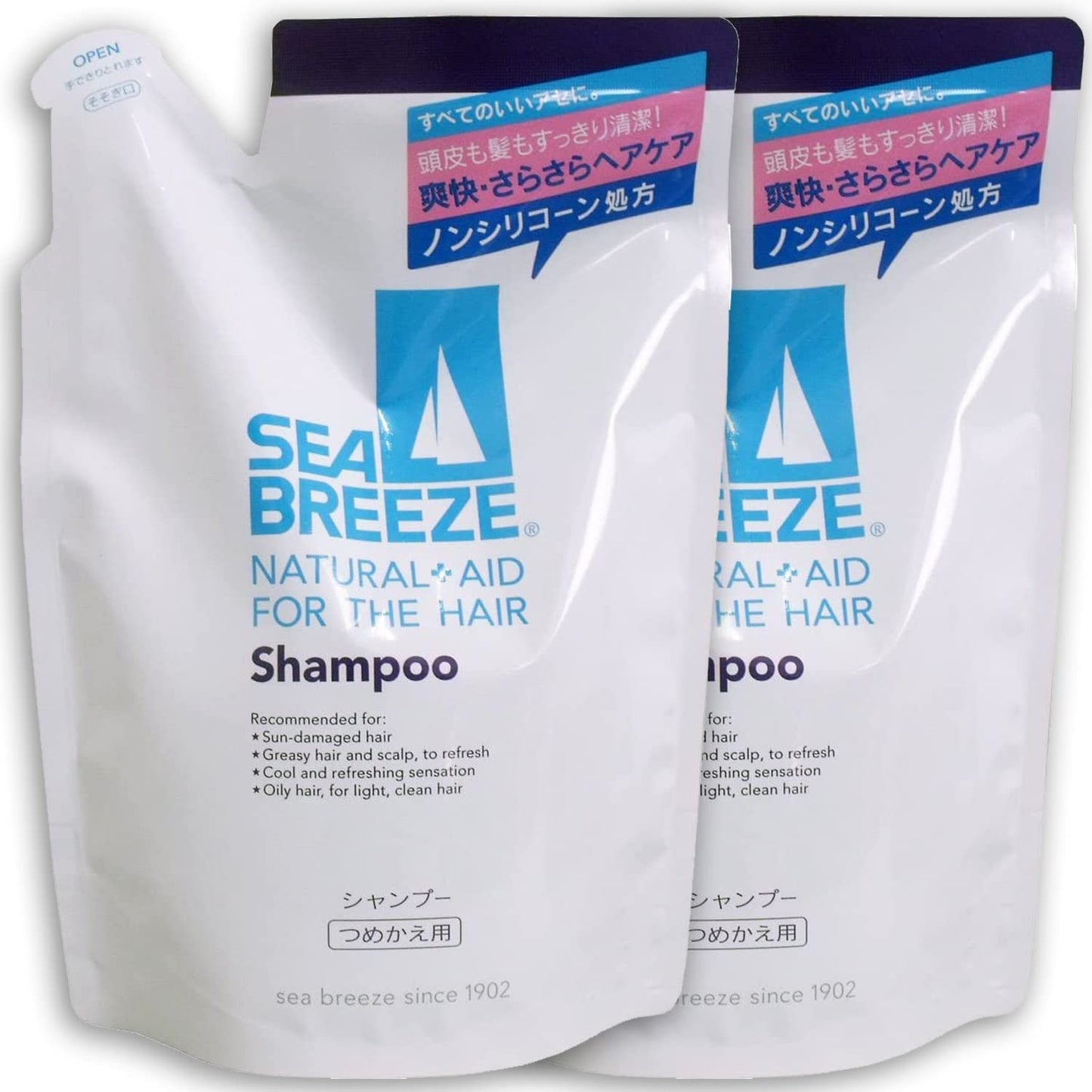 シーブリーズ シャンプー 詰替用 400ml ×2セット