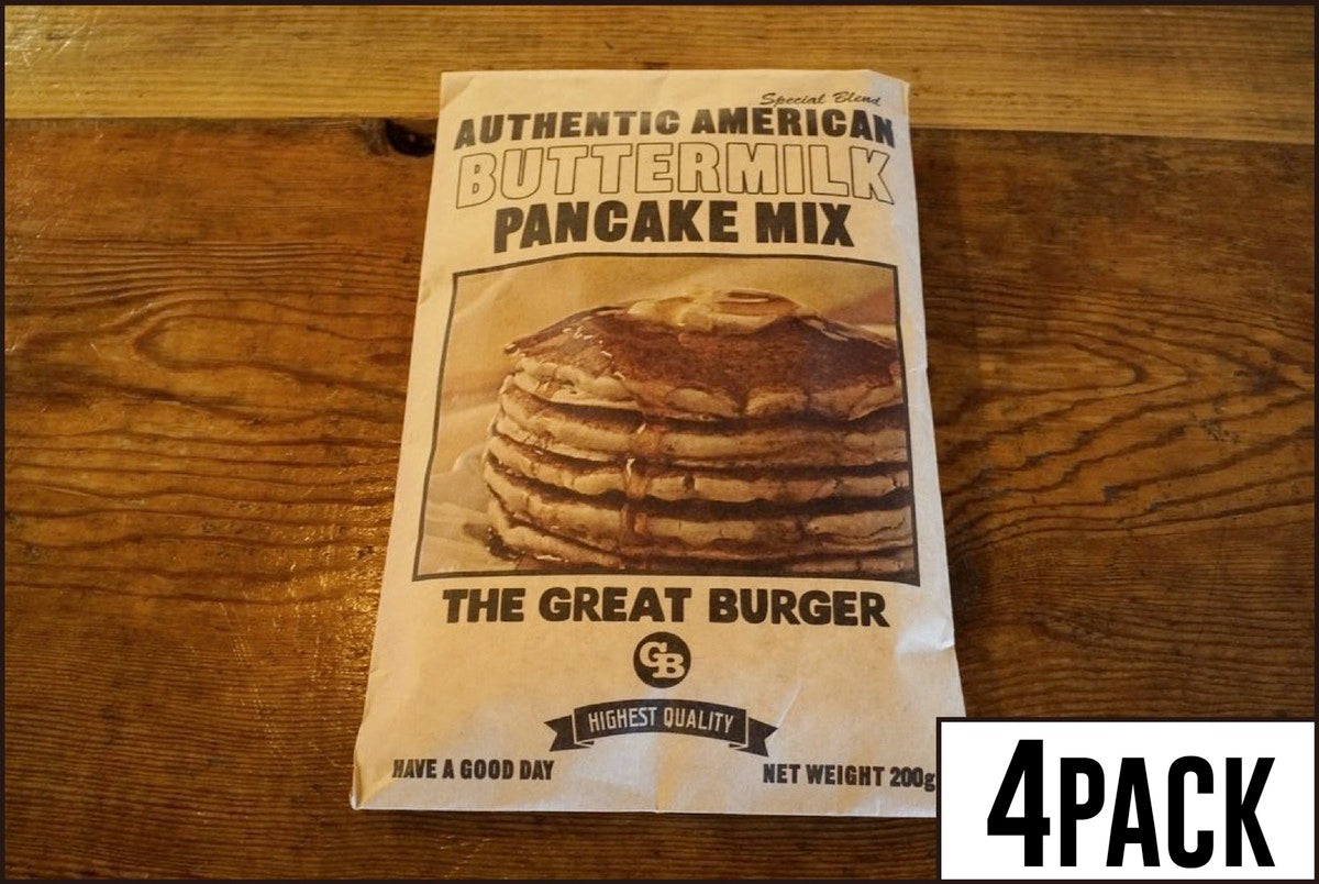 THE GREAT BURGER BUTTERMILK PANCAKE MIX【 パンケーキミックス200g×4袋セット 】